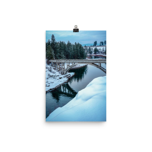 Poster Print | Winter Bridge