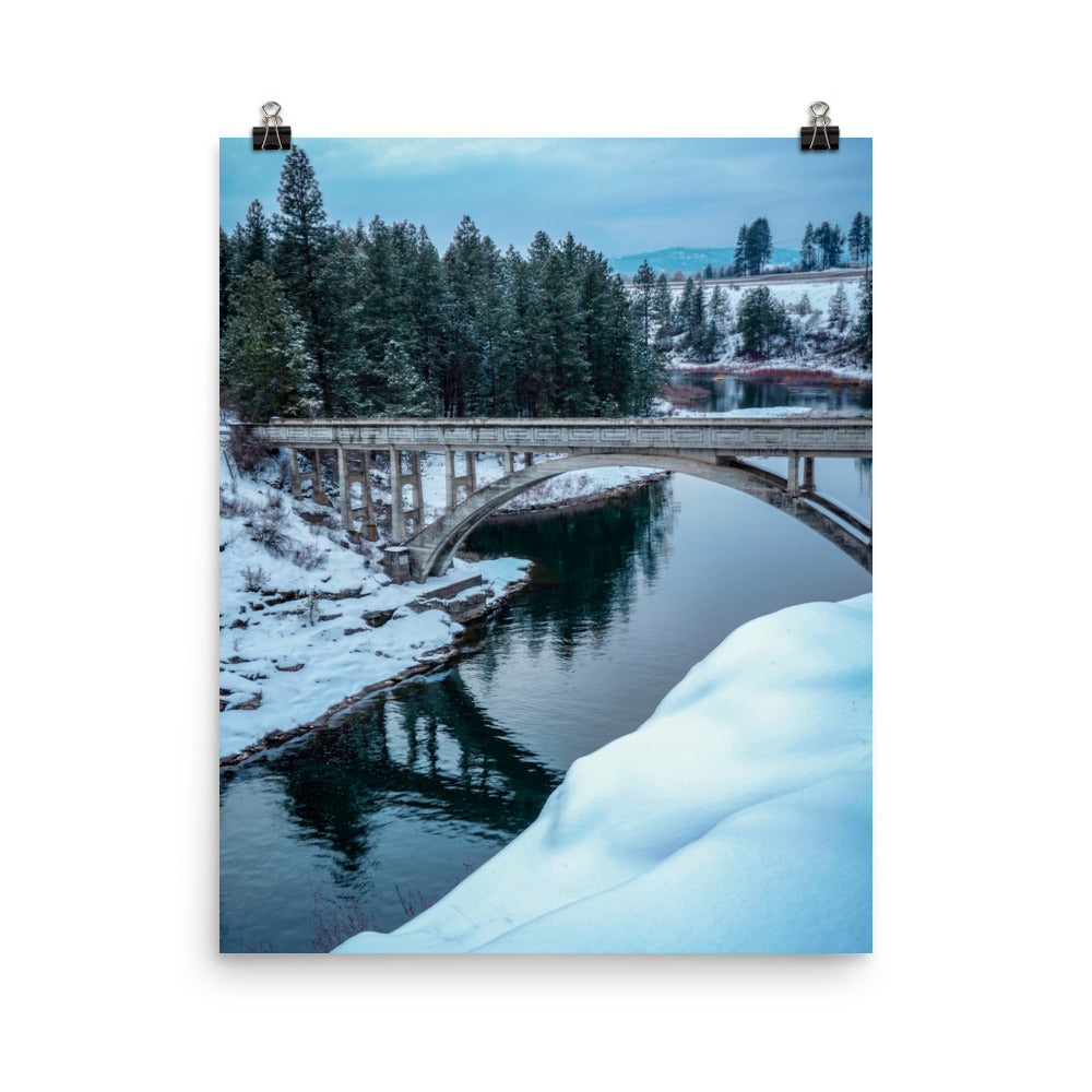 Poster Print | Winter Bridge