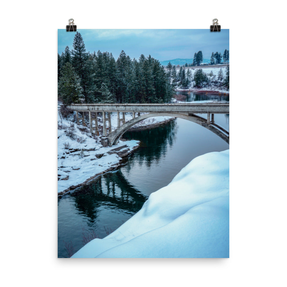 Poster Print | Winter Bridge