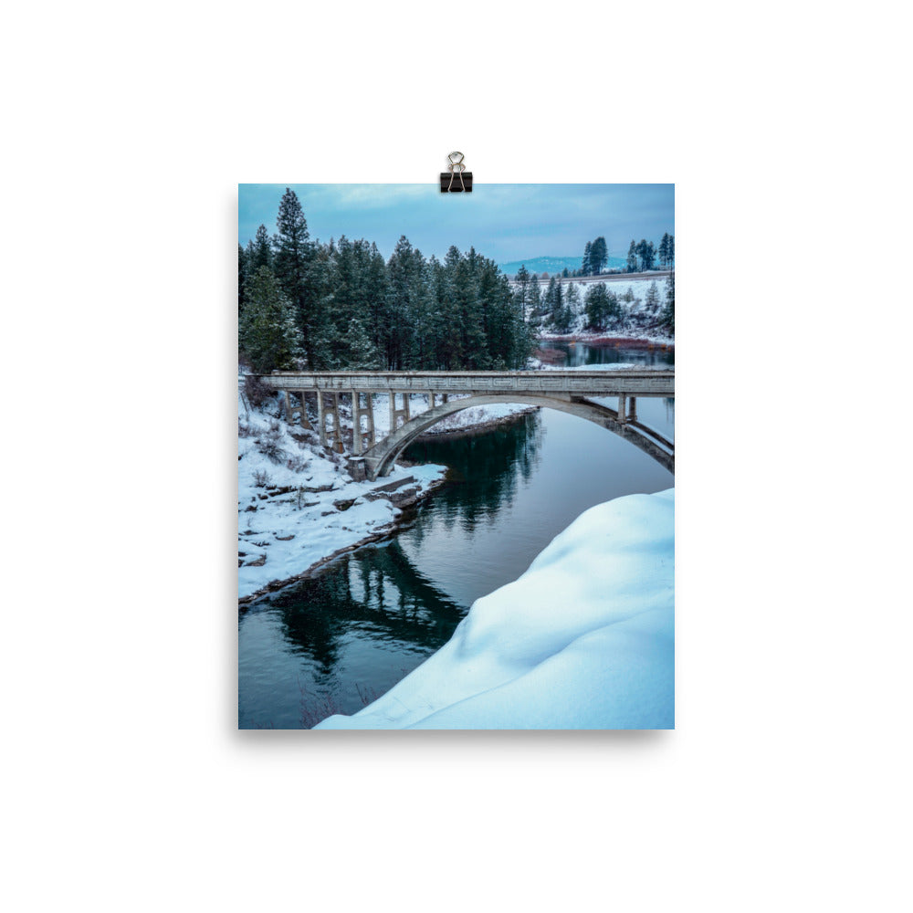 Poster Print | Winter Bridge